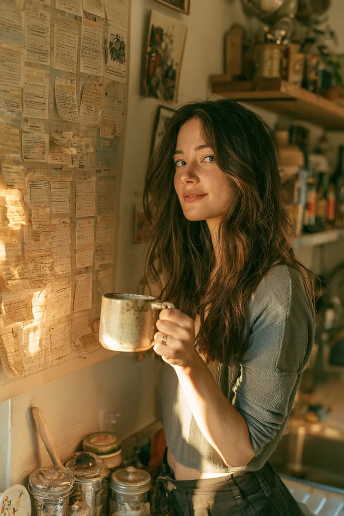 American woman marking a single monthly due date on a wall calendar after consolidating debts